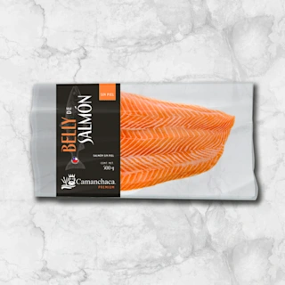 82002 WFMex Packaged Belly de salmón Pescados
