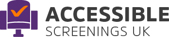 Accessible Screening logo