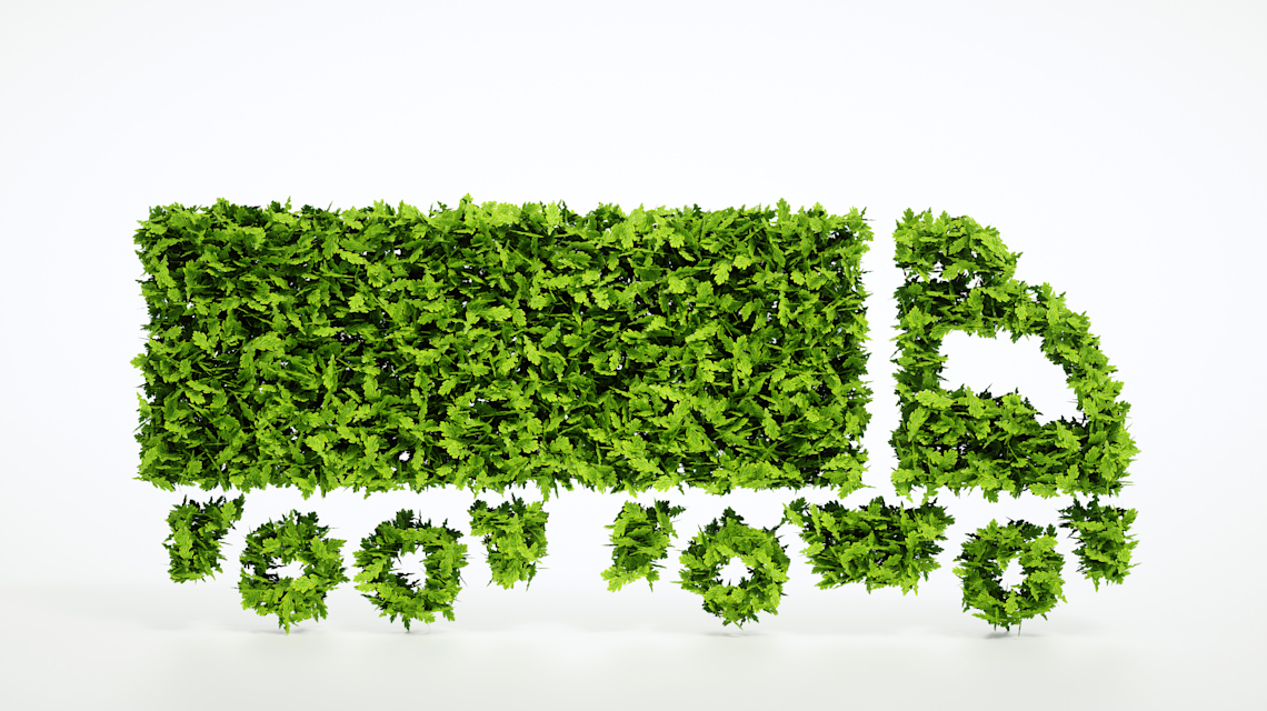 iStock 647607274 => Green Logistic, Logistik, Nachhaltigkeit, Ökologie, Umwelt