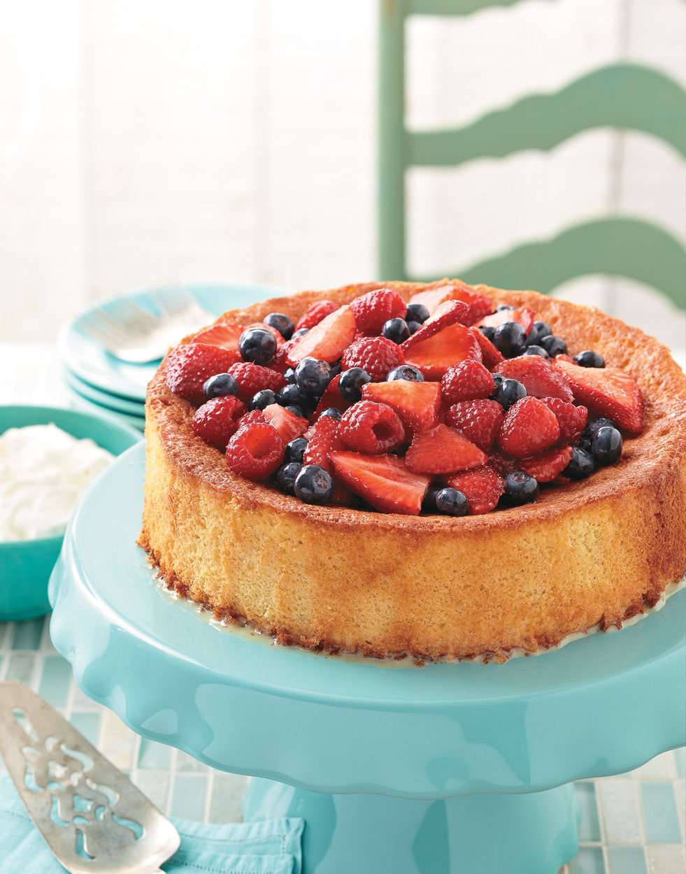 Tres Leches Cake with Summer Fruit