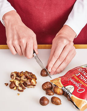 Chestnuts have a sweet and savory flavor and they add interesting texture to the dressing.