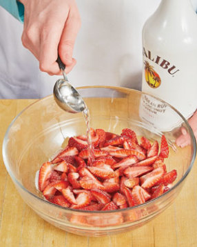 Strawberry-and-Coconut-Trifles-with-Rum-Dipped-Wafers-Step1