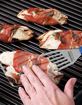 Grill fish on one side, 3&ndash;4 minutes, then use a thin, slotted turner to gently flip fillets over to grill other side.
