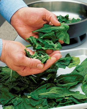 Tips-Freeze-Fresh-Spinach-for-Quick-Chopping