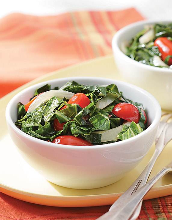 Sautéed Greens & Tomatoes