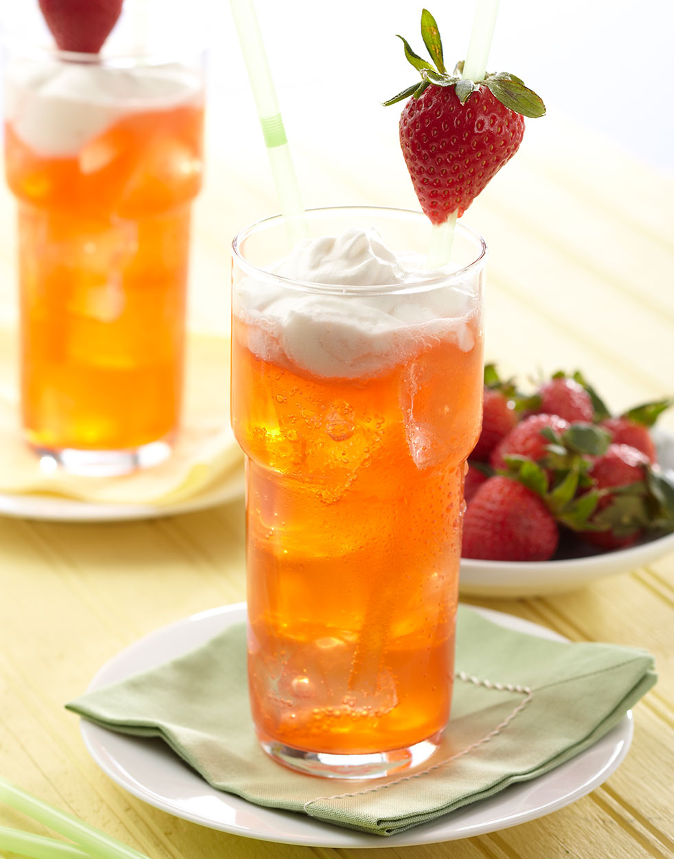 Strawberry Lemon Italian Soda Recipe