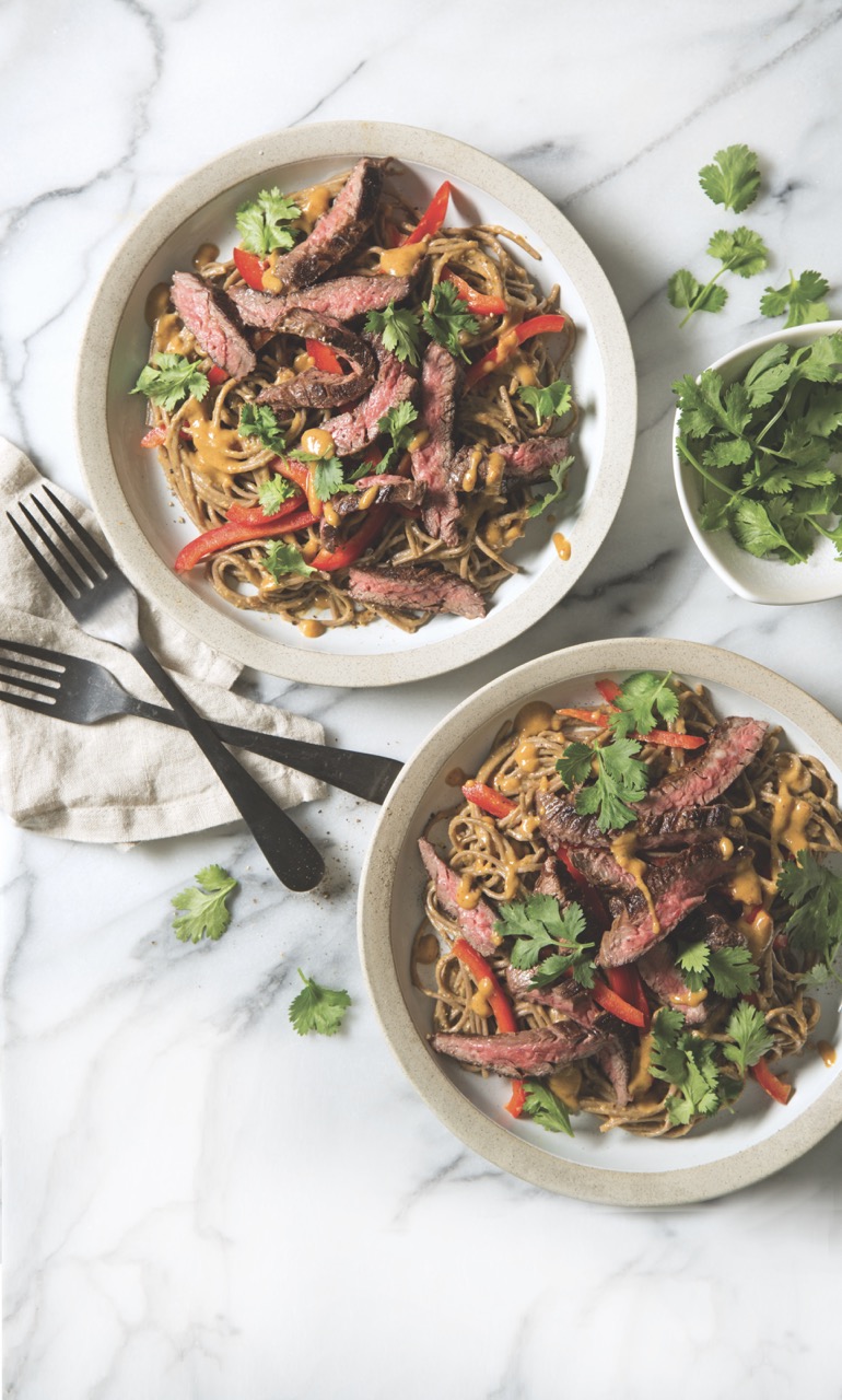 Steak and Soba Noodle Salad