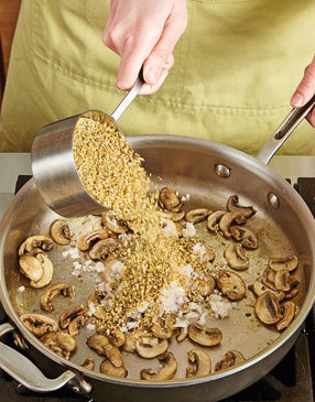 Freekah-and-Mushrooms-with-Artichokes-and-Peas-Step2