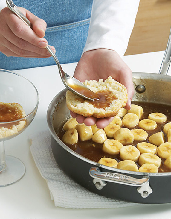 Bananas Foster Shortcake Topping