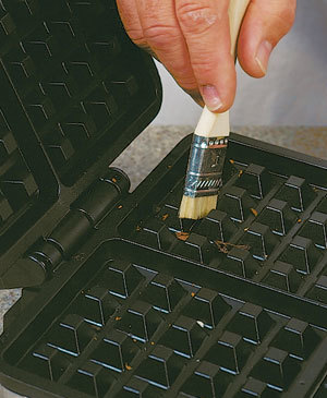It’s difficult to get those tight spaces clean in waffle irons, bread machines and other small kitchen appliances. Here's a simple, inexpensive solution—and it only takes a quick trip to the hardware store!