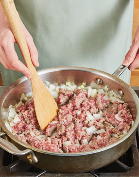 Sausage-Ragu-with-Spinach-Step1