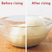 This yeast pizza dough rises best in a warm environment. It will rise more slowly if your kitchen is cool.