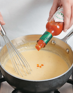 Tabasco sauce is often called a “chef’s secret” because it really adds a great flavor dimension to a dish.