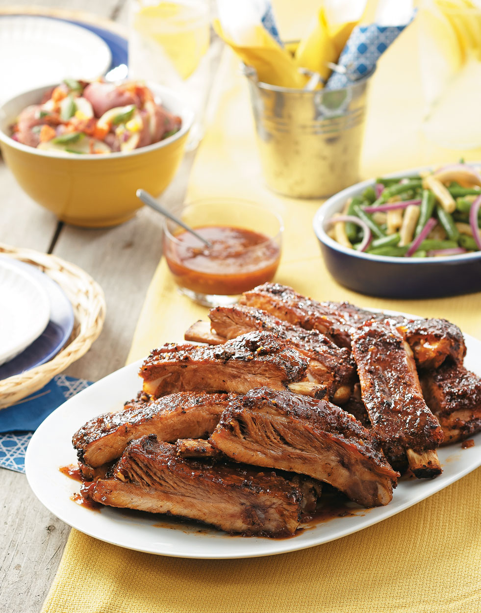 Smoky Grilled St. Louis-Style Ribs 