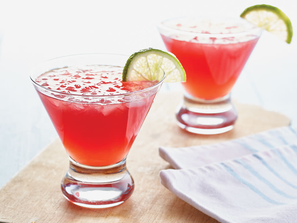 Pomegranate Margaritas | One Margarita, Two Margaritas… 3 Margarita Recipes You'll Adore, Plus Perfect Salted- or Sugared-Rim Tips!