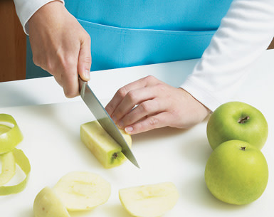 How to Cut an Apple Without a Corer