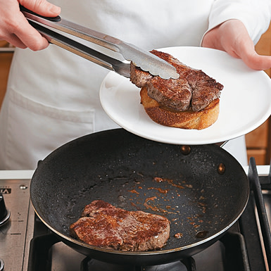 Rest Steaks on Bread for a Surprise Side Dish