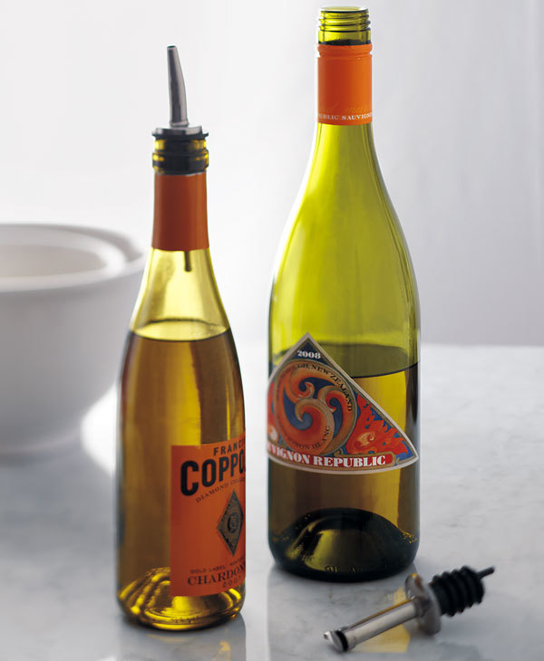 Reuse Wine Bottles for Storing Oil