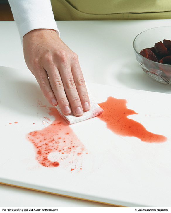 Tip for Stain-Free Cutting Boards