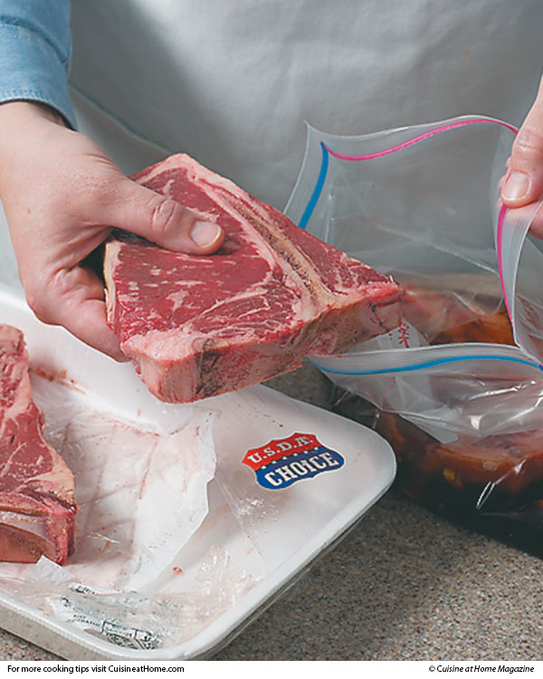 Do Double-Duty by Freezing Your Meat in Marinade