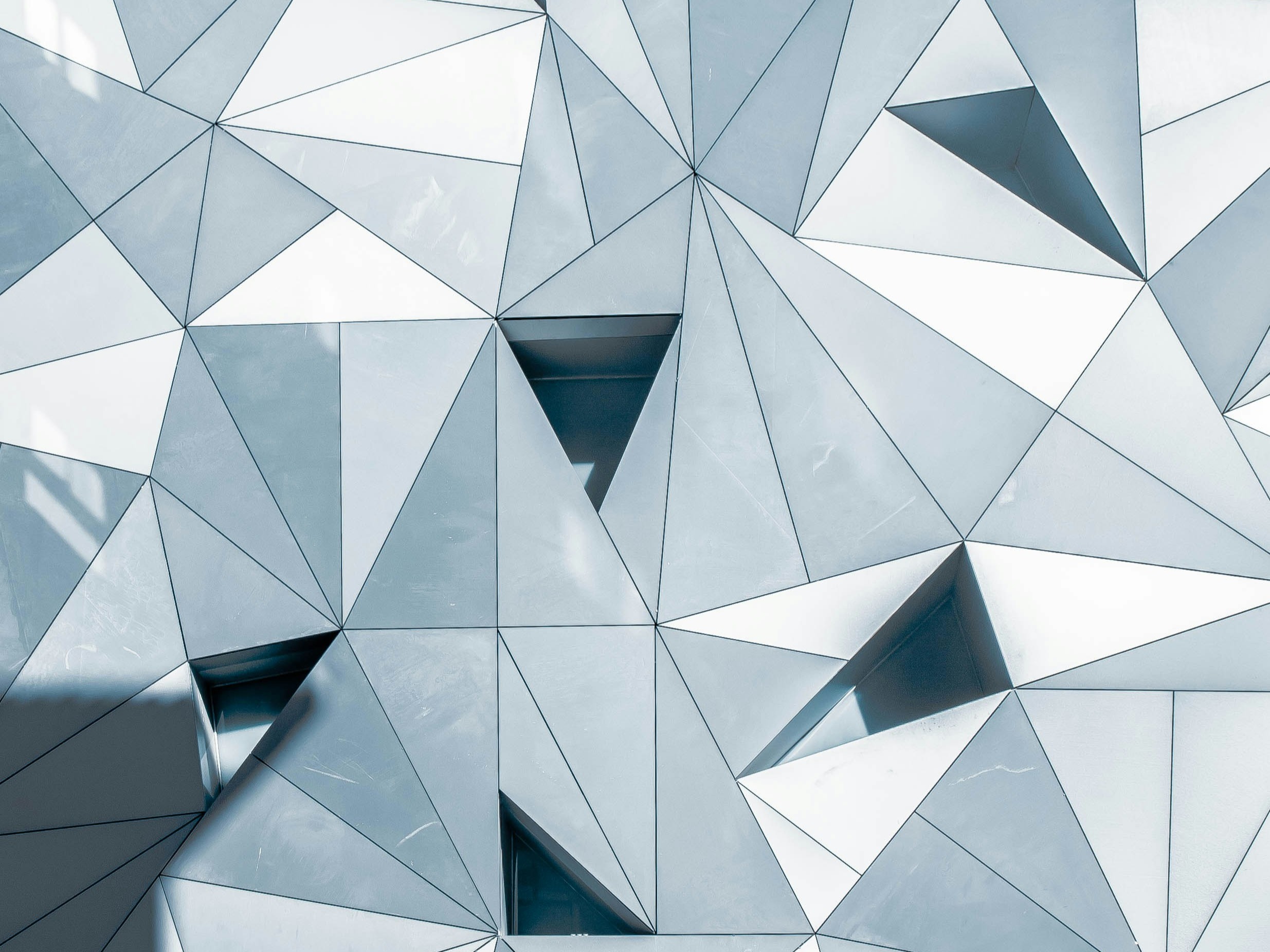 Geometric wall paneling