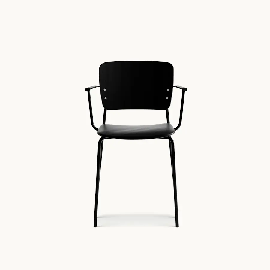 Mono | Metal Base with armrests, upholstered seat from Fogia