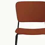 Mono | Metal Base, upholstered seat and back from Fogia