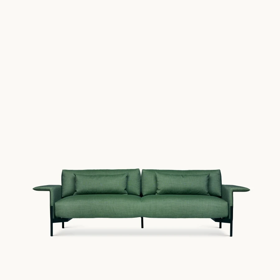 Fragment seating system 2,5 seat folded armrests from Fogia