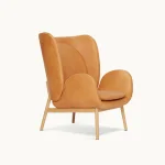 Embrace Large Armchairs Armchair in COGNAC