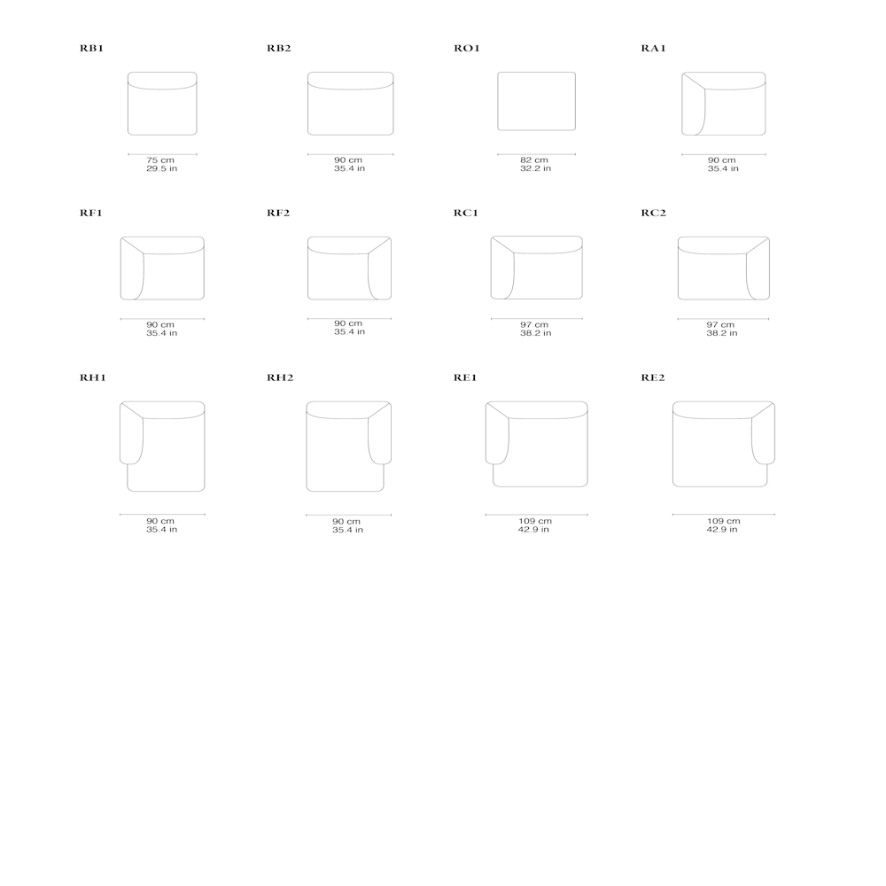 Retreat Sofas & Seating Systems undefined