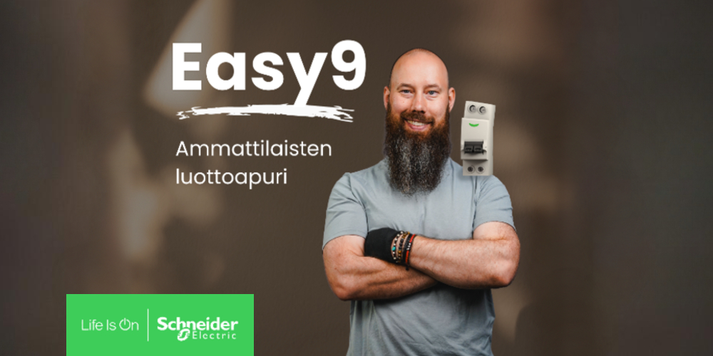 Banneri - Schneider Electric brändisivulle - Easy9 leveä 10-2025