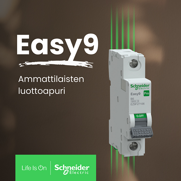 Banneri - Schneider Electric brändisivulle - Easy9 neliö 10-2025