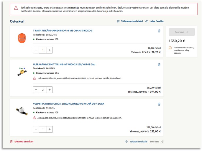 Kuvabanneri - Uutta verkkokaupassa -sivulle - Vesimittarit 2