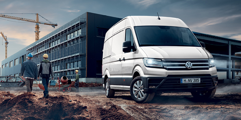 Onnimarkkinat kevät 2020 VW Crafter matala kuva