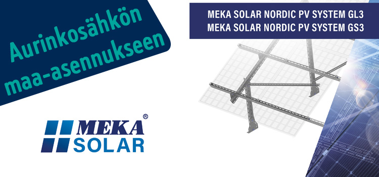 Banneri - ajankohtainen sähkötuote - Meka Solar 04-2024