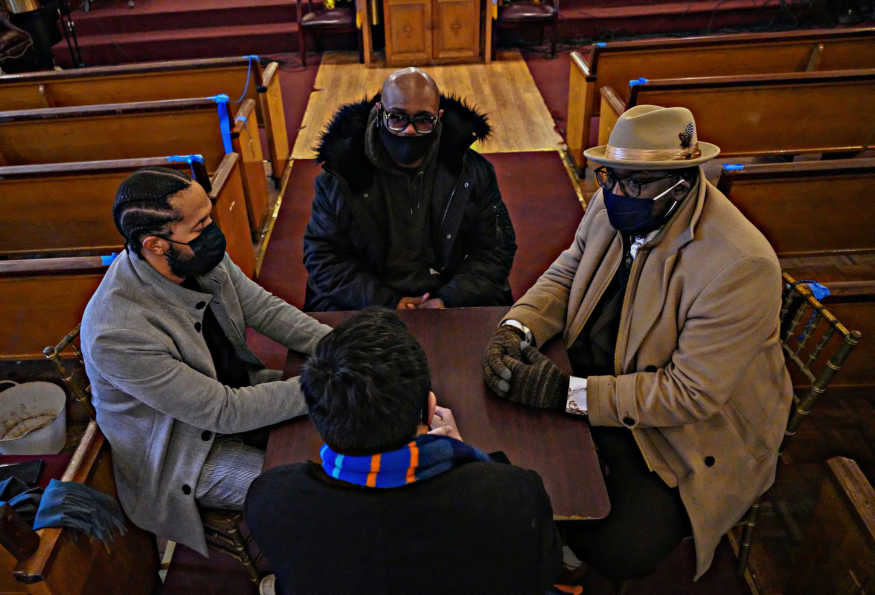 Andrew meets with Terrence Floyd – George Floyd's brother – and Rev. Kevin McCall