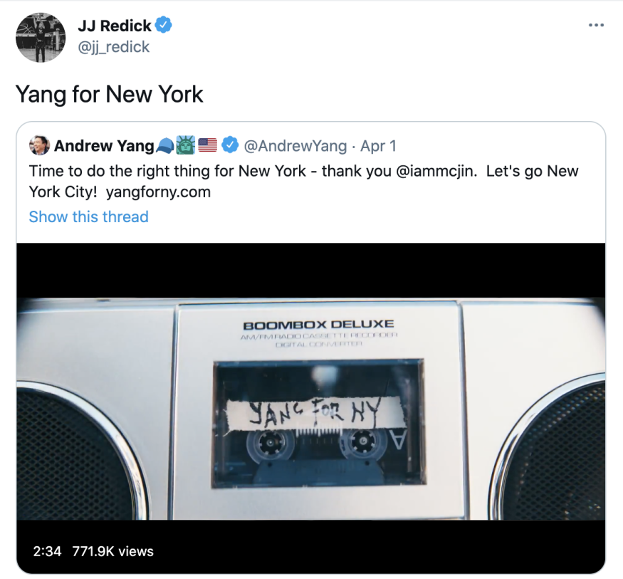 Yang for New York Rap 