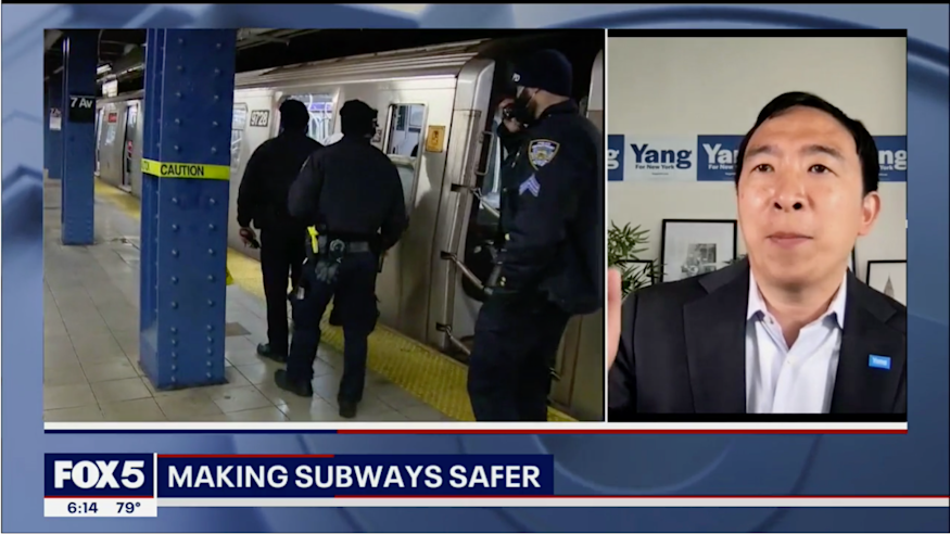 Andrew discussing public safety plans