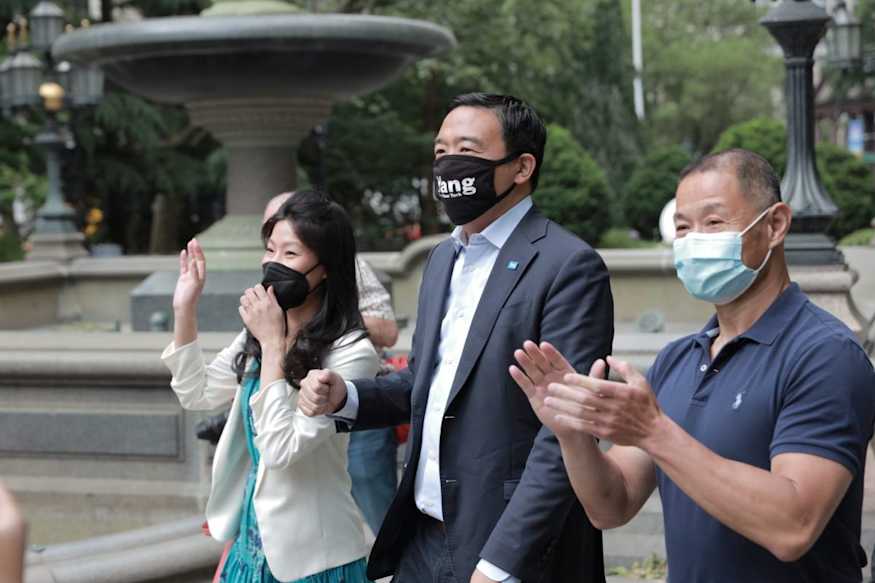 Andrew Yang and John Liu