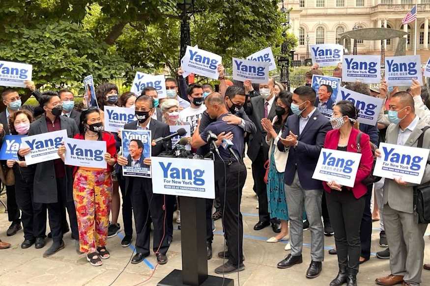 Andrew Yang and John Liu