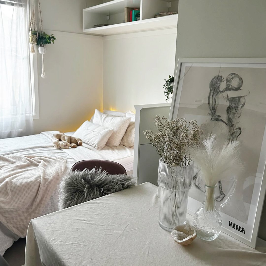 Foto av eksempel på hybel studentbolig hos SiO fra en leiligheter for studenter.
