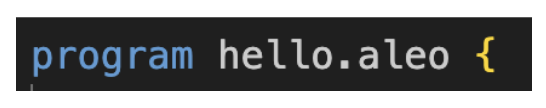 Hello Aleo