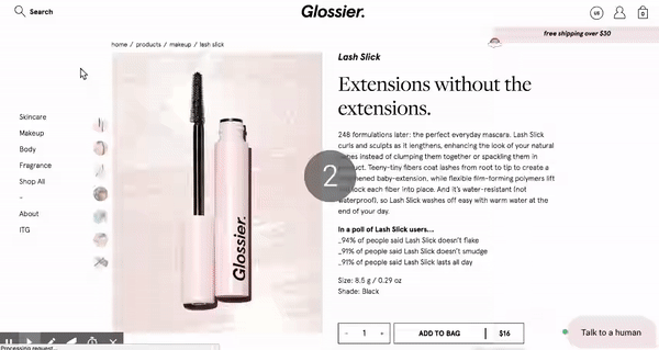 Glossier Photo GIF