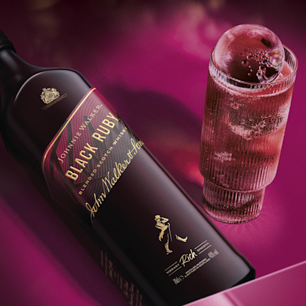 Johnnie Walker Black Ruby lands at SYD T1 Departures