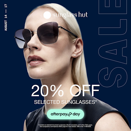 20% Off Selected Sunglasses*