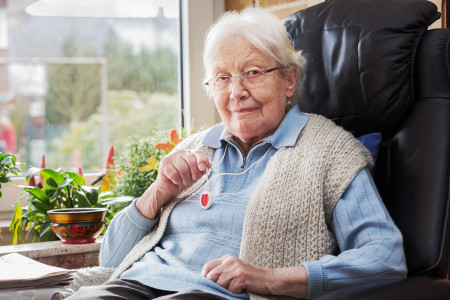 senior-with-help-button