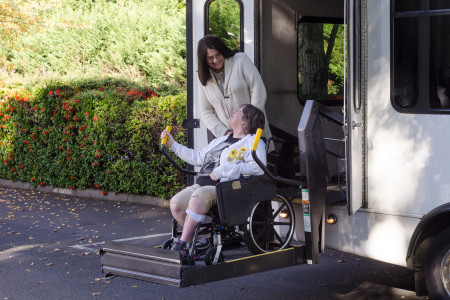 using-wheelchair-lift