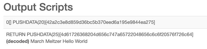 Eric Meltzer memorializes his daughter's birth date on the Bitcoin blockchain.