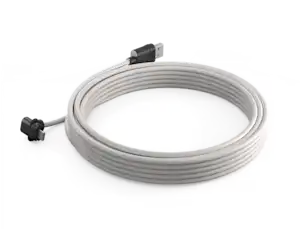 Image of a power cable on a solid white background