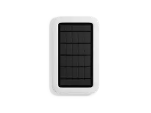 Image of a solar panel on a solid white background